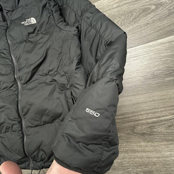 The North Face Jacket Mens Medium gray 550 Puffer Down Insulated Winter Coat - Picture 4 of 6